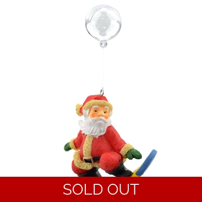 Floating Surfing Santa